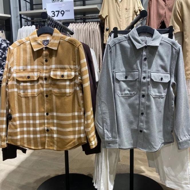 Kemeja/Jaket Flanel Pria H&M Original Store