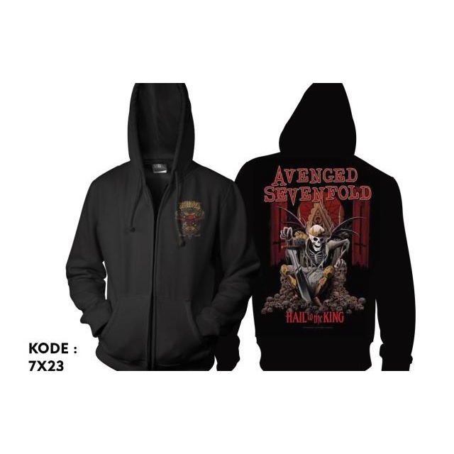 Jaket Avenged Sevenfold-Zipper Avenged Sevenfold-Switer-Hoodie 7X23