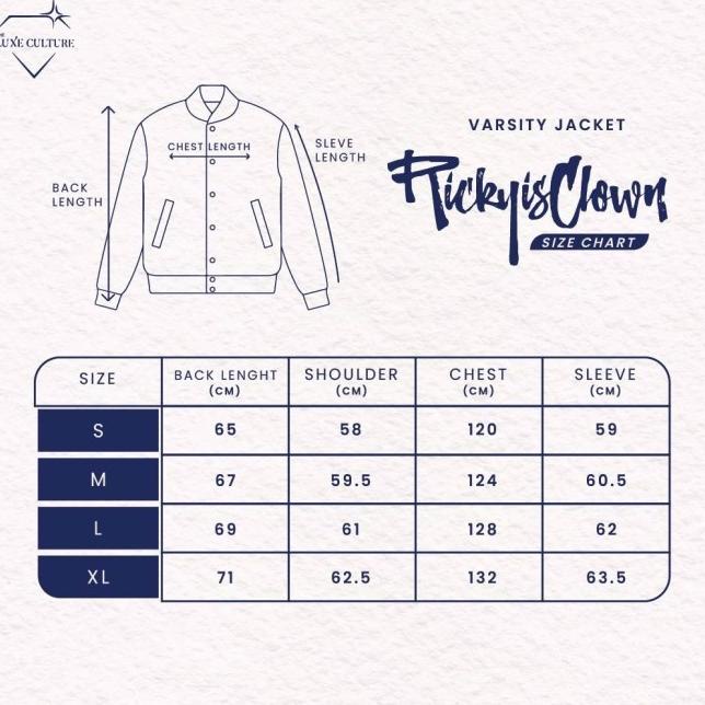 Ricky Is Clown Joker Or Player Leather Grey Varsity / Jaket Original