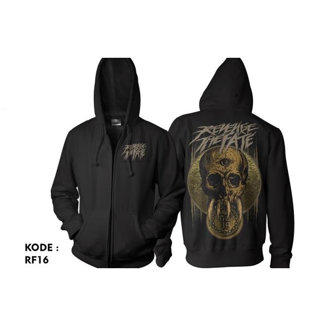 Jaket Revenge The Fate Band-Zipper Irveng The Fate-Hoodie-Switer Rf16