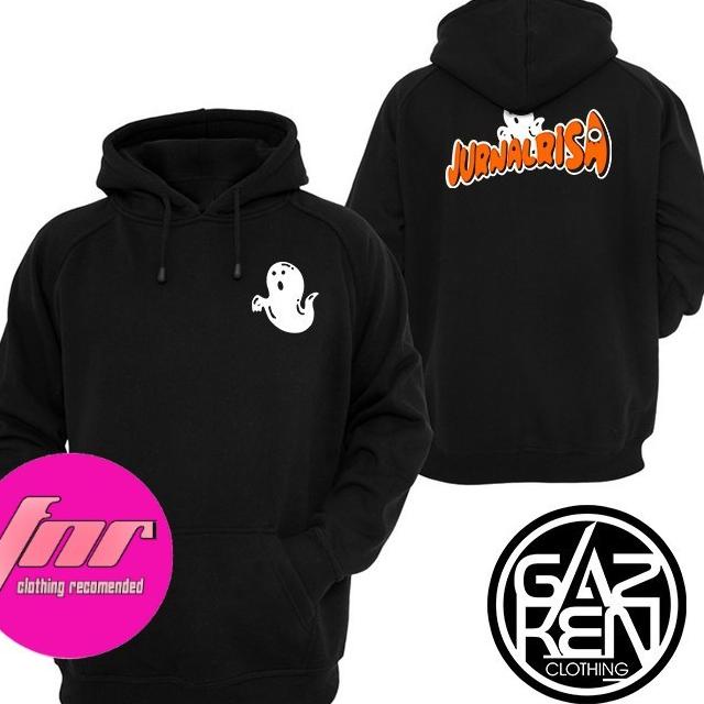 Hoodie Jurnalrisa Youtuber Hantu Mister Risa Sweater Pullover Jaket Co