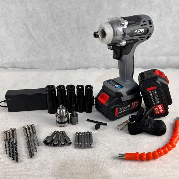 Impact Wrench APR JAPAN 450NM Pembuka Baut Fullset Terbaru Sale