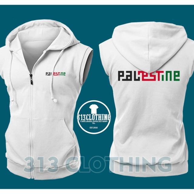New Jaket Rompizipper Palestine Palestine Kufi .