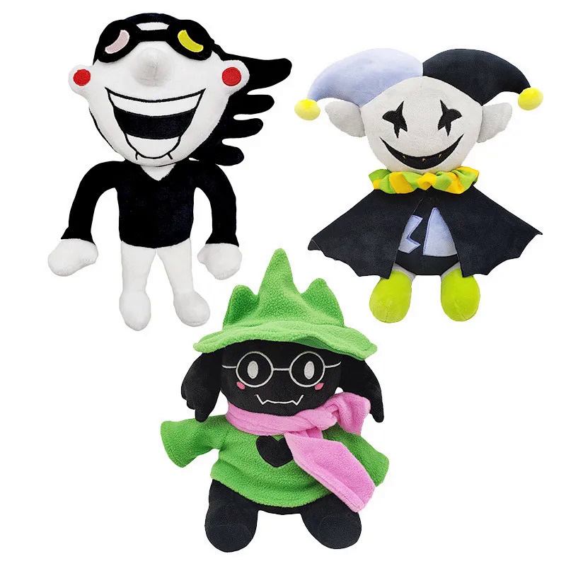 Deltarune Plush Toy Kawaii Ralsei Lancer Plush Stuffed Toys Cartoon Figure Soft Animals Doll for Chi