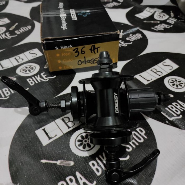 [Baru] Hub Freehub Odessy 36H Hitam Jangkrik 8-9 Speed Disc Brake Limited