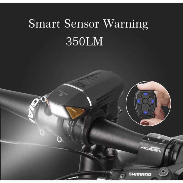 [Baru] Rockbros Yq-Qd450 Lampu Sepeda Bicycle Front Light Led 350 Lumens Diskon