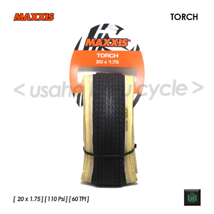 [COD] Maxxis Ban Luar Sepeda 20 X 1.75 Maxxis Torch 60 Tpi Skinwall Berkualitas