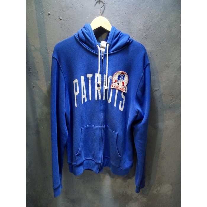 [COD] Hoodie Full Zip Junk Food Nfl Patriot Terbatas