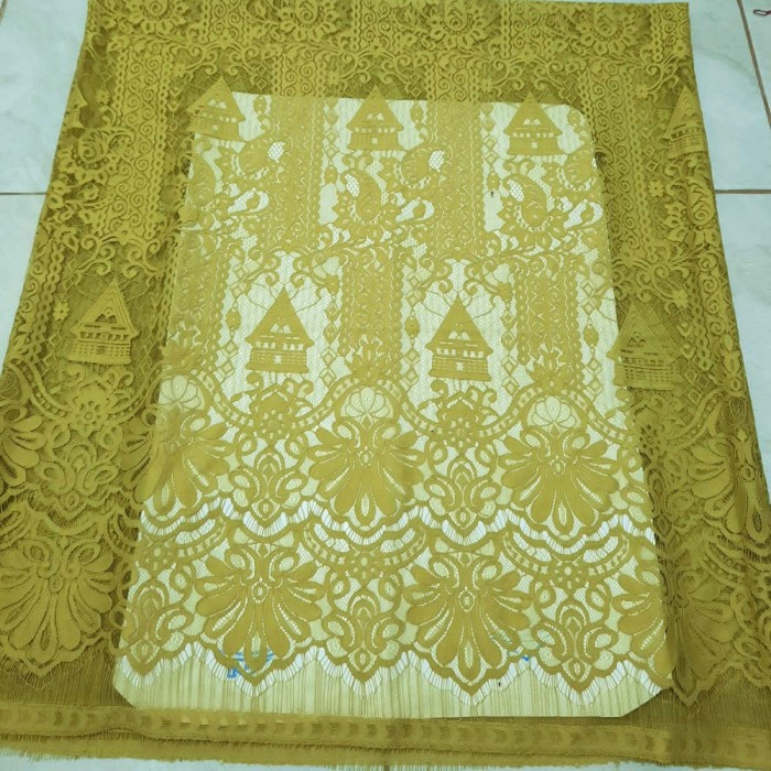 [COD] Kebaya Motif Rumah Gorga Batak Warna Hijau Pupus Berkualitas