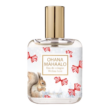 [New Ori] Ohana Mahaalo Parfum Jepang Eau De Cologne - Welina Honi Squirrel Terbatas