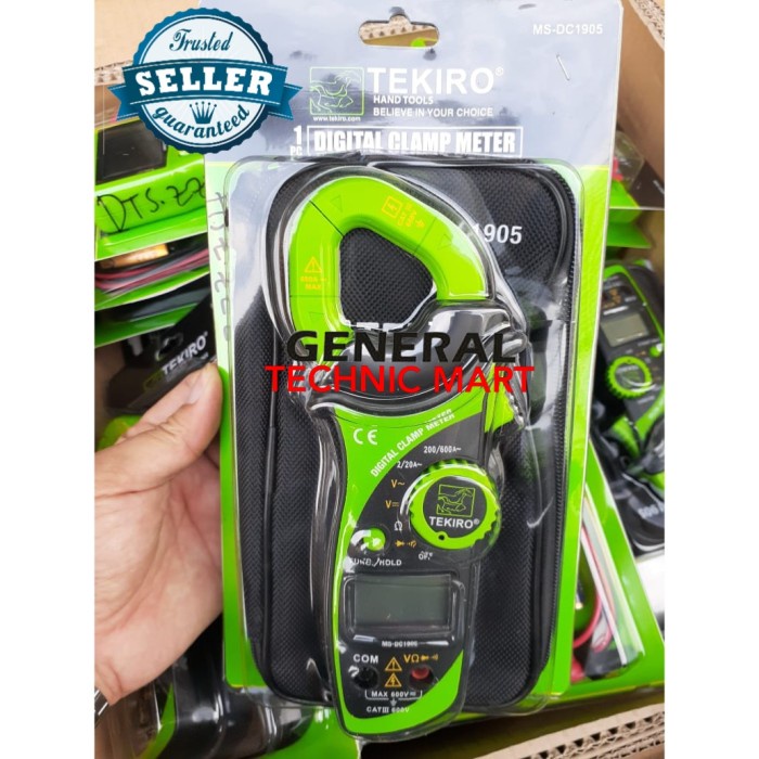 [Ori] Tang Ampere Digital / Digital Clamp Meter Tekiro Ms-Dc1905 Terbatas