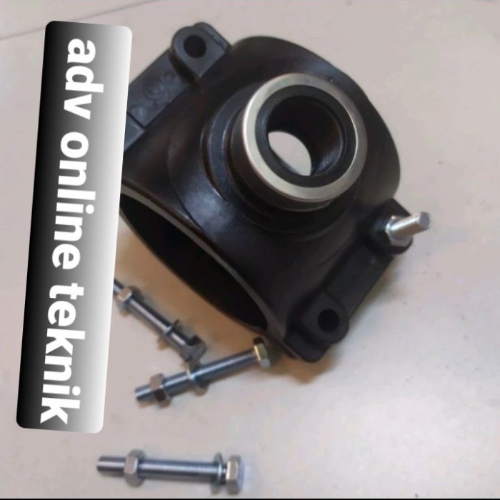 [Ori] Clamp Saddle 200Mm X 1/2 In Hdpe Berkualitas