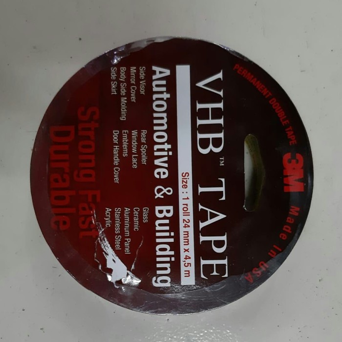 

Lem Doubletape / Double Tape / Perekat 3M Vhb Size 24 Mm X 4,5 M