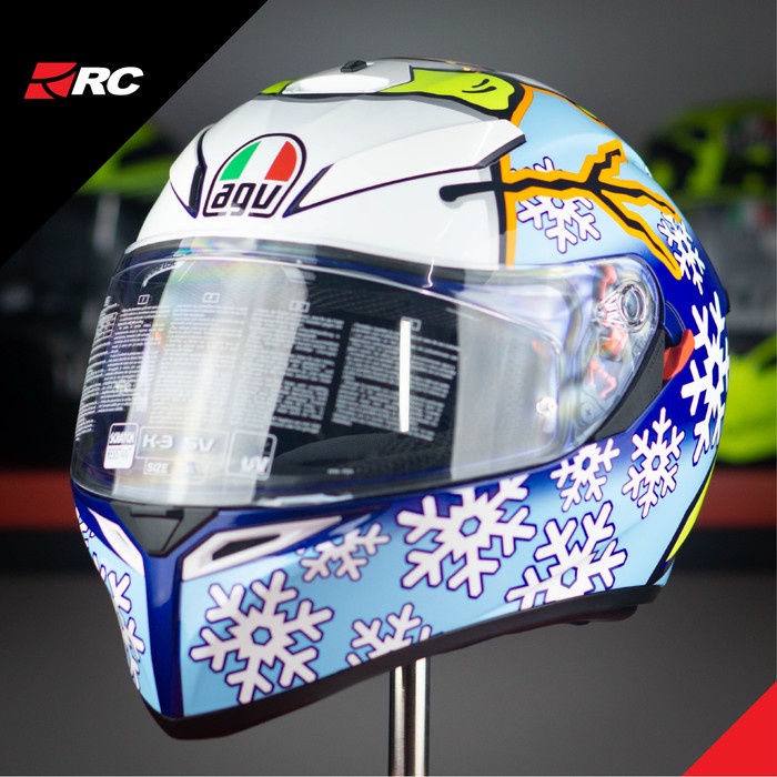 ✨Termurah Agv K3Sv Winter Test 2016 Snowman Limited