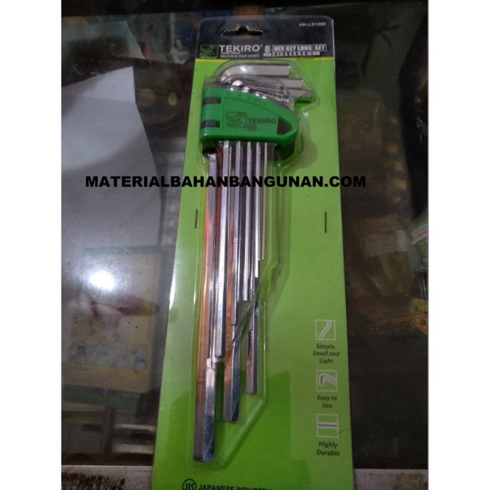 ✅New Kunci L Set Tekiro Asli Original Ukuran Lengkap Satu Set Terbatas