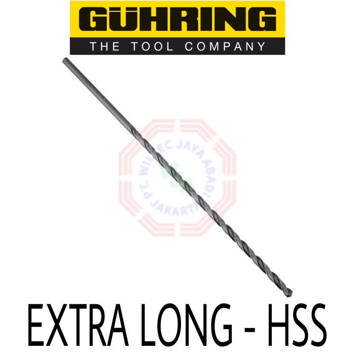 ✅New Guhring - Long Drill / Mata Bor Besi Panjang 12.7 X 120 X 310 Mm Hss Limited