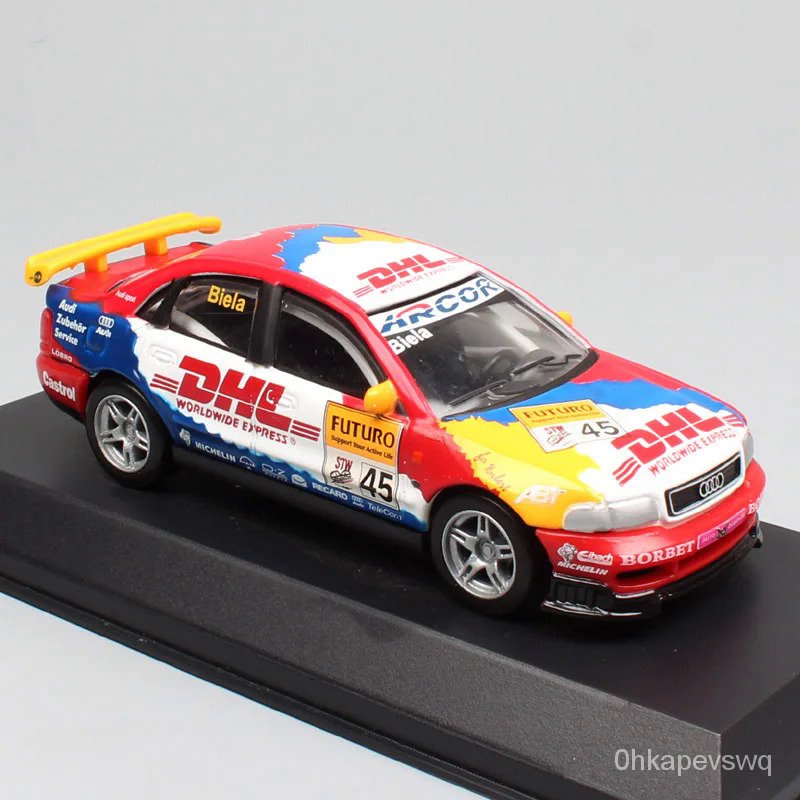 1/43 Tinggi A4 STW ADAC No45 Biela CLK GTR Kla Ludwig Kulasi Tiemann Diecast & Kendaraan Mainan Skal