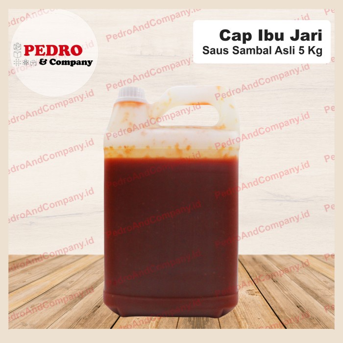 

Sambal Asli Cap Ibu Jari Jempol 5 Kg - Chili Sauce Saus Sambal Jerigen
