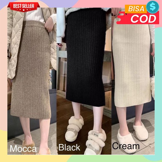 Rok Panjang Wanita Katun Lebar Payung Longskirt Korea Layer Skirt Cewek Panjang Rok Wanita Model Ter