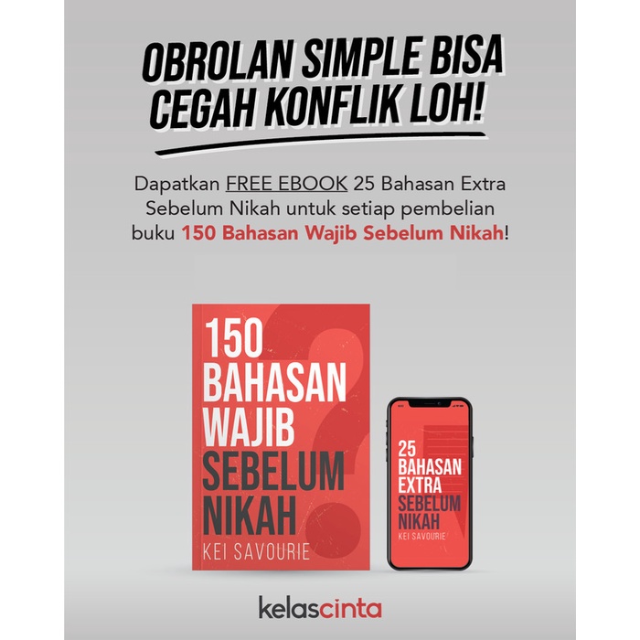 

[BUKU FISIK] 150 Bahasan Wajib Sebelum Nikah