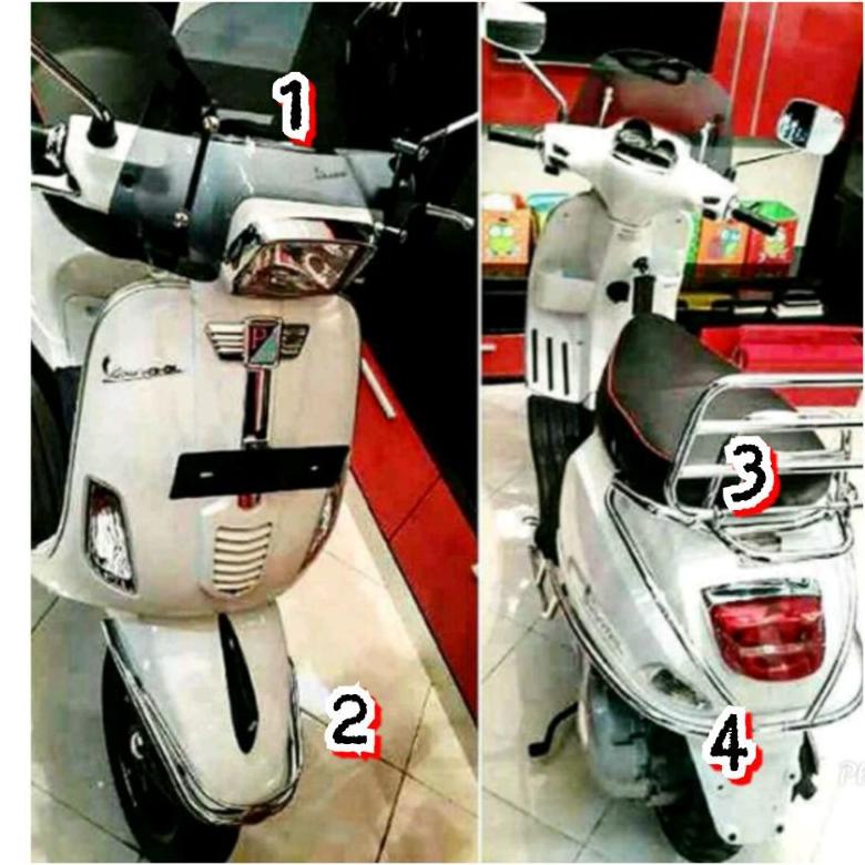 Ready paket aksesoris vespa lx&s125/150