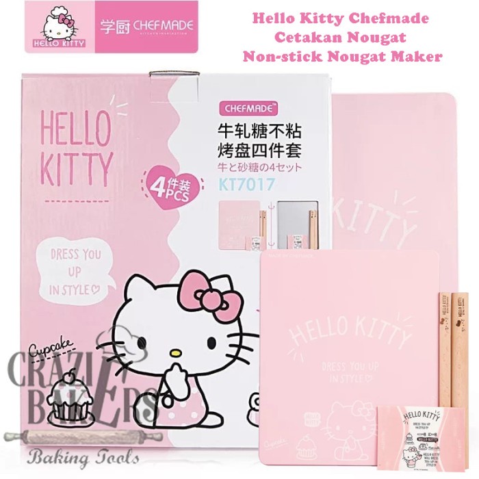 

✅Original Hello Kitty Chefmade Cetakan Nougat Non-Stick Nougat Maker Terbaru