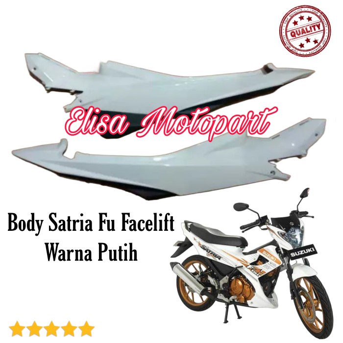 ✅Termurah Body Satria Fu Facelift 2014 2015 / Bodi Belakang Satria Fu Putih Berkualitas