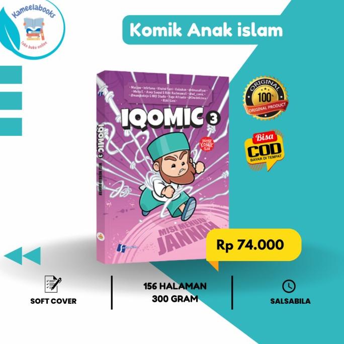 BUKU IQOMIC 3 : misi menuju jannah KOMIK anak islam