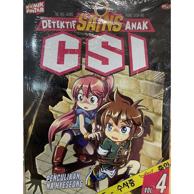 buku komik detektif sains anak csi vol 4