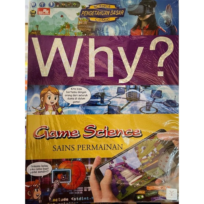 buku komik science why? Game science sains permainan