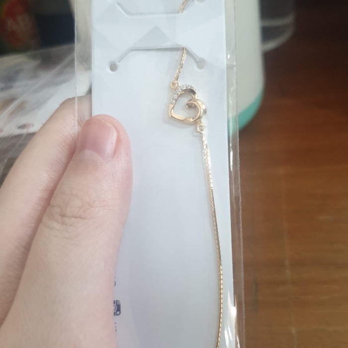 ✨Sale Gelang Serut Love Hati Ubs Emas Asli 700 70 16K Besar Kecil 2 Gram Terbatas