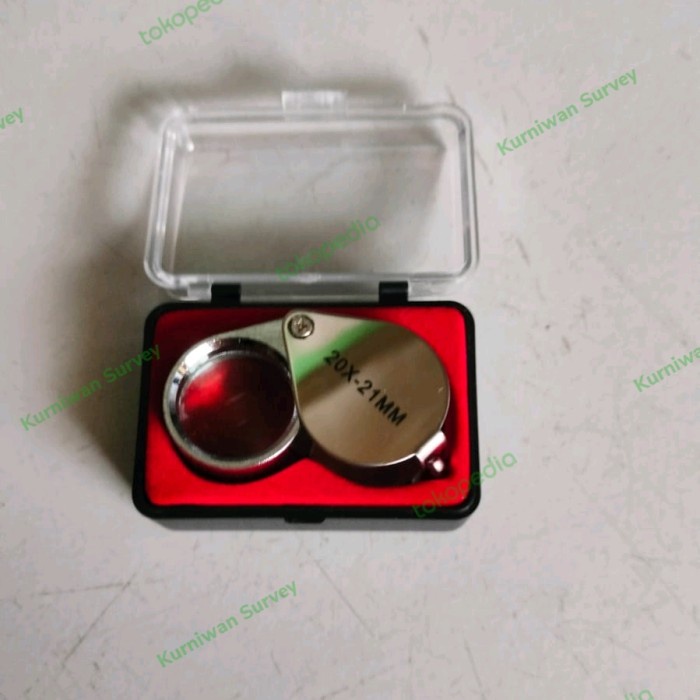 

✨Sale Loupe Triplet Lensa Optik Kaca Pembesar Perhia 20X21Mm Limited