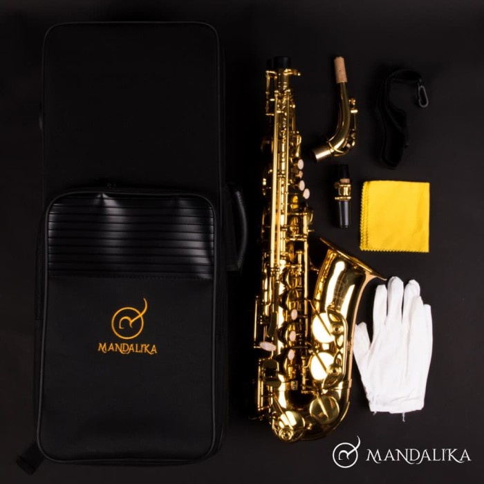 

✨Sale Saxophone Alto Mandalika Original Impor Taiwan Full Set Hardcase Limited