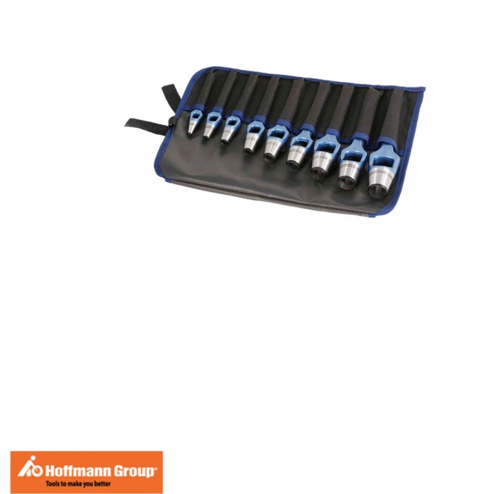 

✨Sale Set Of Wad Punches In Plastic Bag- 3-19R 832010-Hoffmann Limited