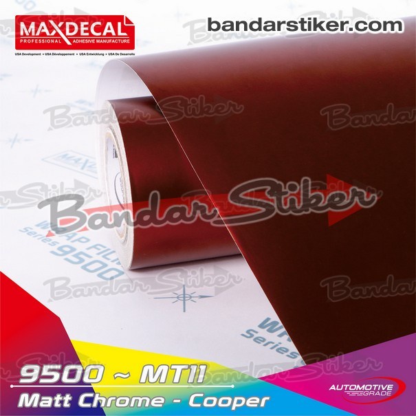

✨Sale [Roll] Maxdecal 9500 Mt11 Copper Matte Chrome Tembaga Coklat Metallic Terbatas