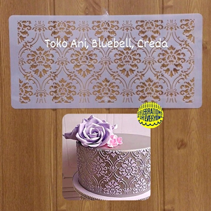 

✨Ready Designer Stencil : Royal Damask 15 X 31.8 Cm. Terbaru