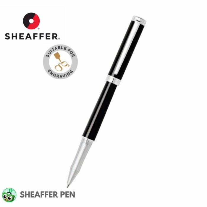 

✨Sale Sheaffer Intensity 9235 Rb Black Onyx Chrome Plate Trim Terbaru