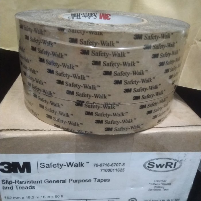 

✨Sale 3M Anti Slip Safety Walk 610 Black 3 Inci X 182 Mtr Berkualitas
