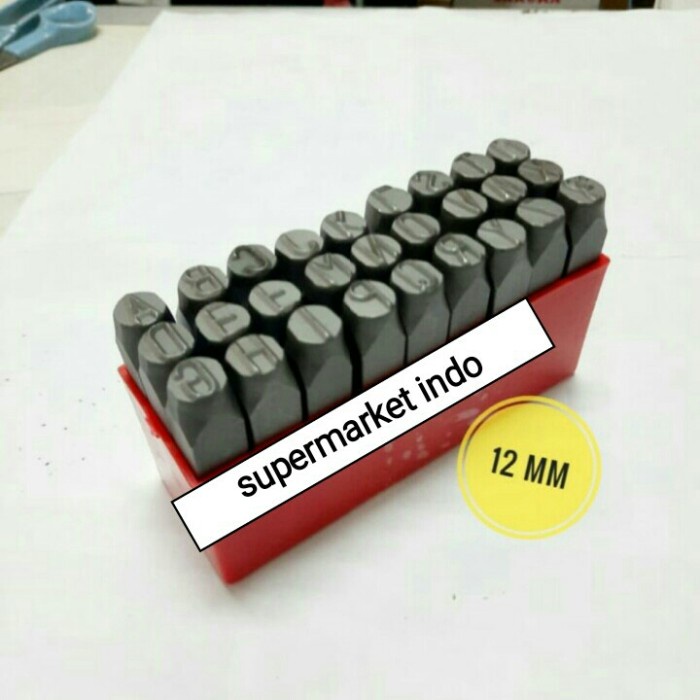 

✨Ready Alat Ketok Huruf Rangka Mesin 12Mm Toyoda Letter Stamp Punch Set 12 Mm Berkualitas