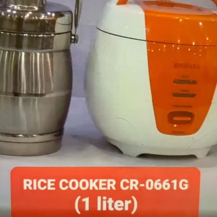 ✨Ready Rice Cooker Cr-0661-G1 Ltr Hamada Terbaru