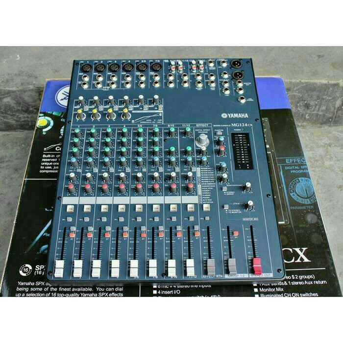 ✨Original Mixer Yamaha Mg124Cx Promo.Jack Canon Xlr Neutrik Female Diskon