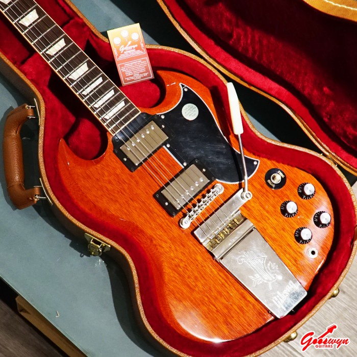 ✨New Ori Gibson Sg Standard '61 Maestro Vibrola Vintage Cherry 2019 Limited