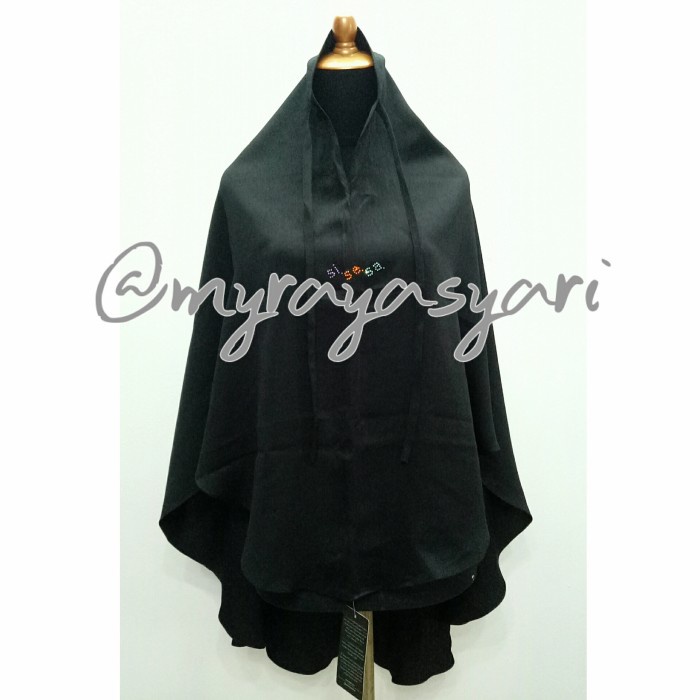 ✨New Khimar Sisesa Syariah Black Limited