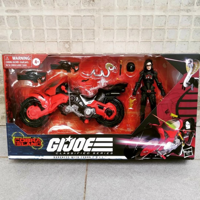 ✨Baru Hasbro Gi-Joe Classified Series Gijoe Baroness  Cobra Coil Island Berkualitas