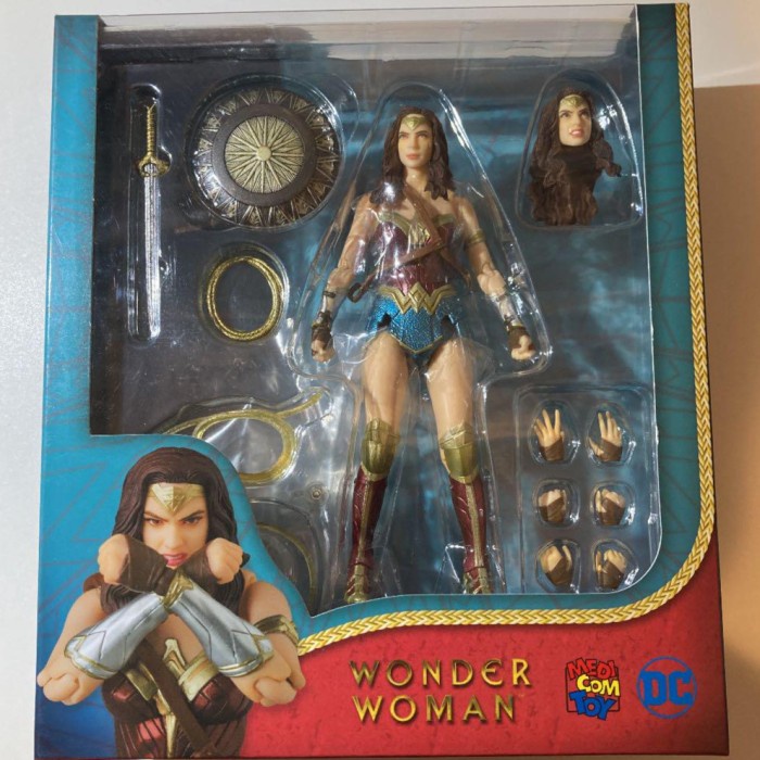 ✨Baru Mafex 048 Wonder Woman Wonderwoman Dc Medicom Toy Berkualitas