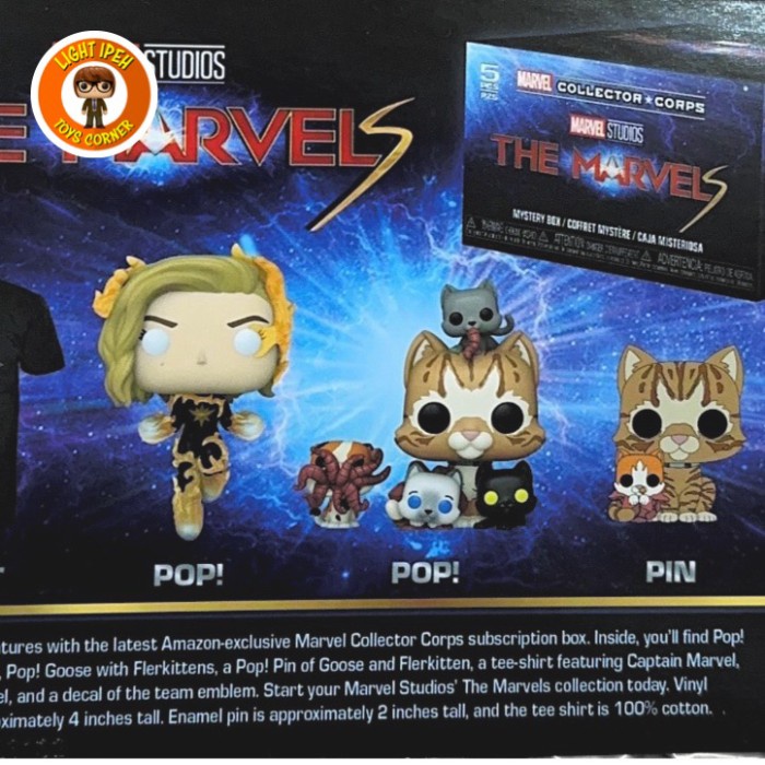 ✨Baru Funko Pop Original Marvel Collector Corps - The Marvels Collector Box Limited
