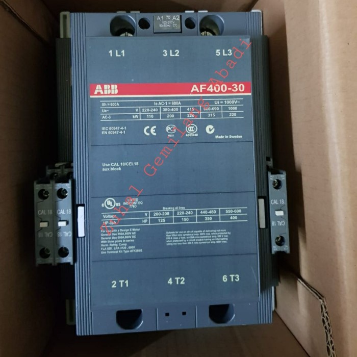 ✨Ori Af400-30-11 Contactor Abb Limited