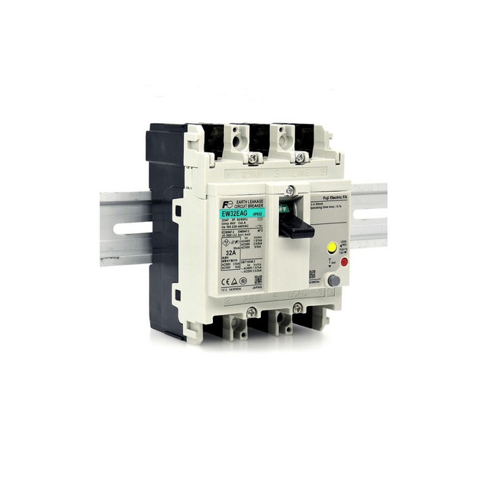 ✨Ori Fuji Ew32Eag-3P032-B Earth Leakage Circuit Breaker Elcb 30Ma 3P 32A Terbaru