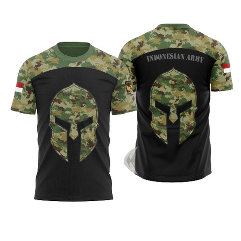 Kaos Jersey Tni Army Jersey Kaos Berkerah Dry Fit Fullprint Tni Ad