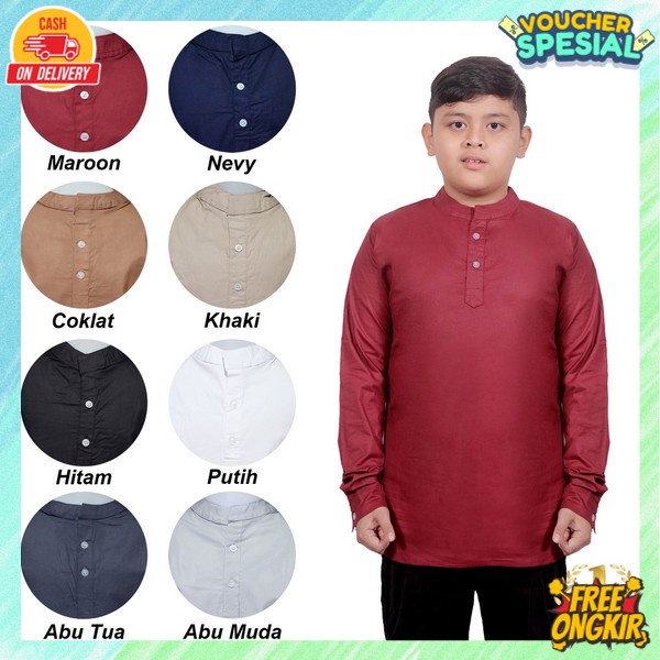 Kemeja Khoko Kokp Anak Viral Terlaris Khko Kokoh Kokoj Kpko Anak2 Untuk Mengaji Tpa Kemasjid Kemko A